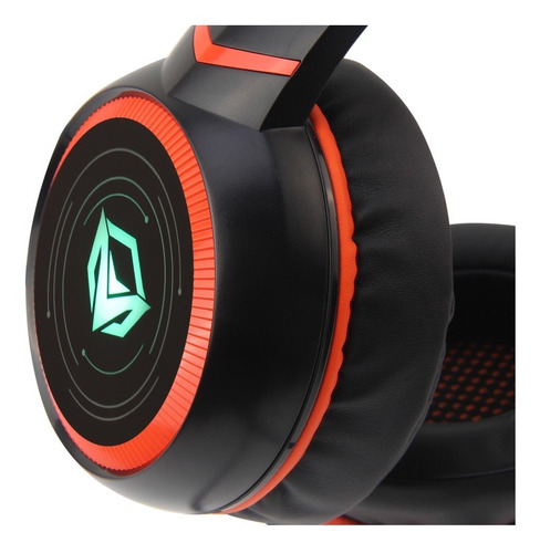 Imagen 1 de 12 de Auriculares Gamer Hifi 7.1 Meetion Hp030 Negro Y Naranja Luz