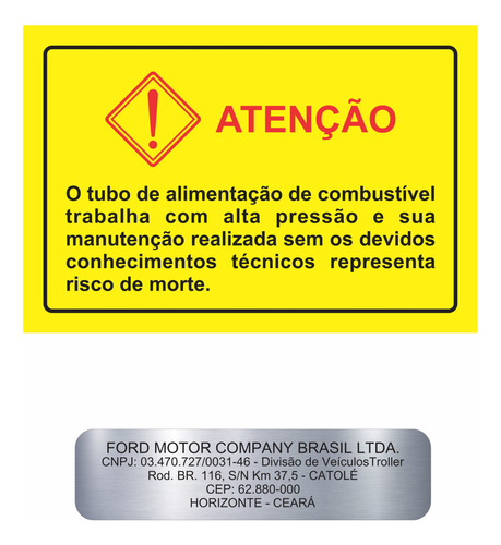 Adesivo De Etiqueta Advertencia Troller Advt01