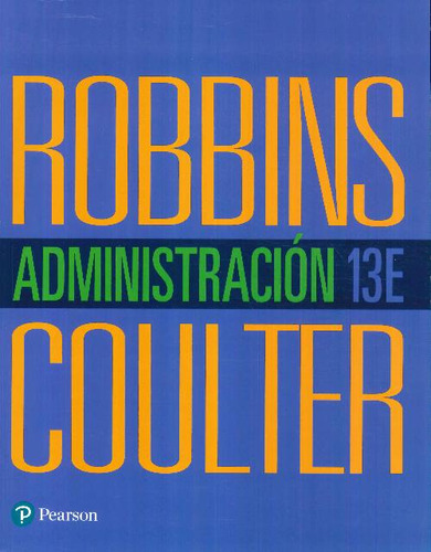 Libro Administración Robbins De Stephen P Robbins Mary Coult