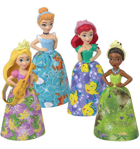 Disney Princess - Royal Color Reveal - 6 Sorpresas - Mattel