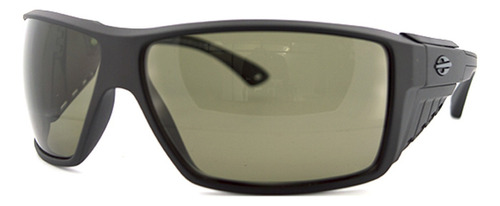 Lentes De Sol Mormaii - Side Shield Mo121 A 1489 Lente Verde Varilla Negro Armazón Negro