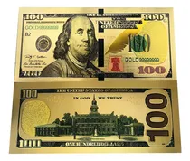 Comprar Billetes Dorados De 100 Dolares Coleccionables En Pan De Oro
