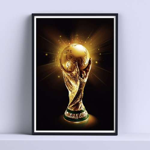 Cuadro Copa Del Mundo 30x40cm Deco Listo P Colgar