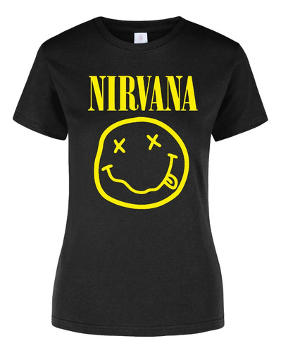 Playera Nirvana Rock Moda Hombre Mujer Blusa Camisa 