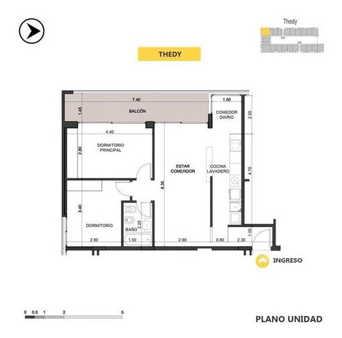 Imagen 20 de 20 de Venta Departamento 2 Dormitorios Con Cochera - Condominios Del Alto 3, Rosario