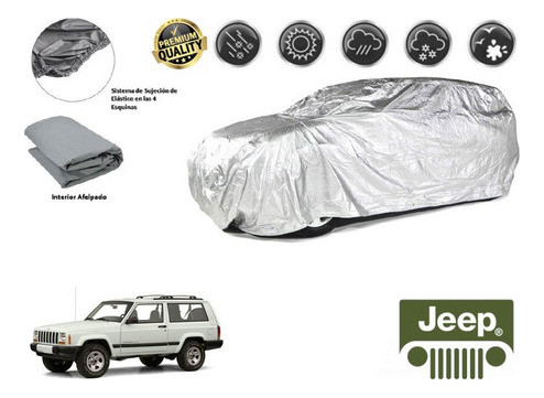 Funda Car Cover Afelpada Jeep Cherokee Sport 4.0l 2000