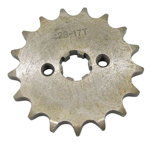 Imagen 7 de 9 de Piñón De Rueda Dentada Delantera De 17 Mm 428 Cadena Para