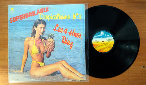 Los 4 Hnos Diaz Superbailable Tropicalisimo Vol 3 Disco Lp