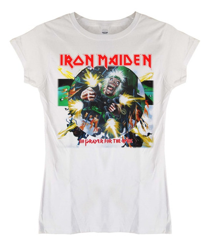 Polera Mujer Iron Maiden No Prayer For The Dying Metal Abomi