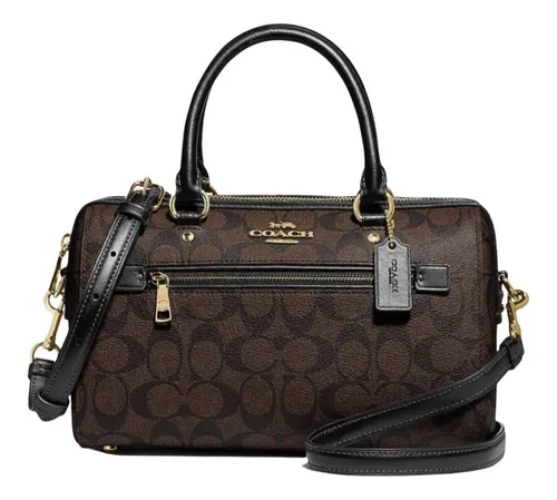 Coach Rowan Satchel In Signature Canvas Brown Original | Meses sin