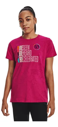 Camiseta Mujer Ua Bhm Ss 1378957-605-qsu
