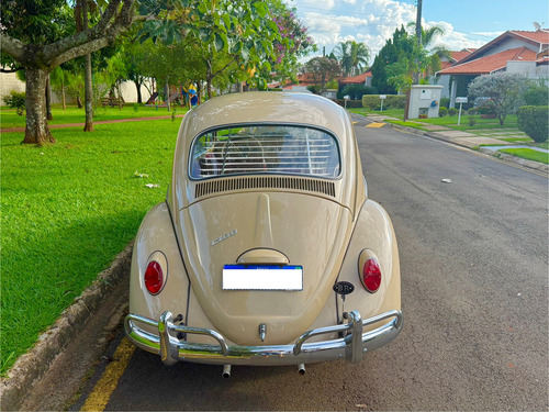 Volkswagen Fusca 67 Bege Impecável Todo Restaurado Original