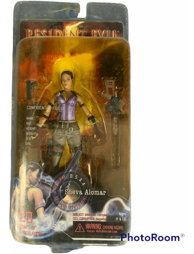 Resident Evil 5 Sheva Alomar Neca Capcom Western Africa Div (Usado)