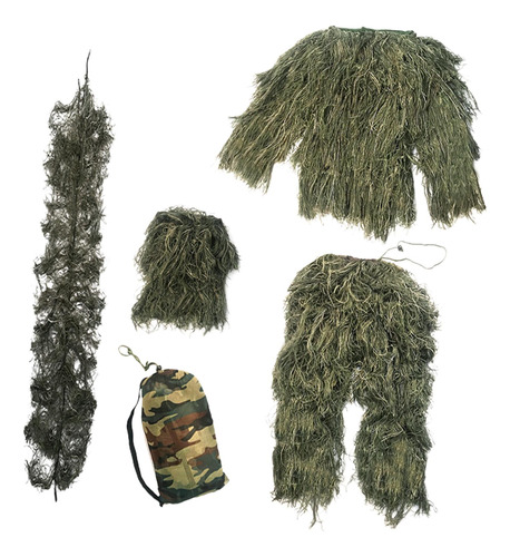 Conjunto De Uniforme De Traje Ghillie Para Niños, Traje De