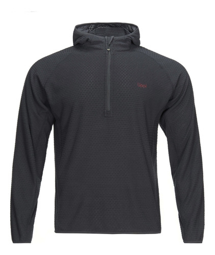 Poleron Hombre Lippi Jacaranda Nano-f 1/4 Zip Hoody Azul Mar