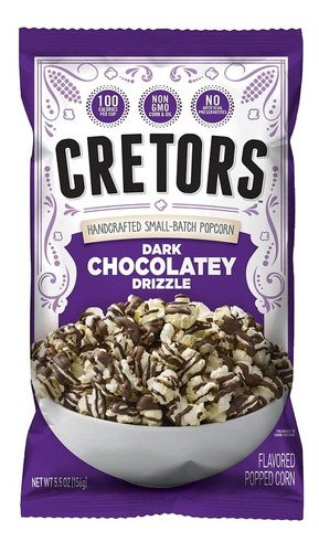 Cretors Palomitas Bañadas En Chocolate Oscuro 156 Gr