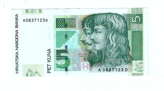 Billete Croacia 200 Kuna 2002 