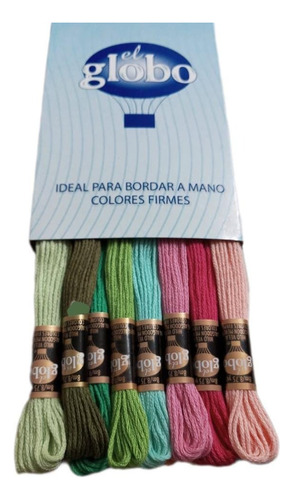 220 Madejas Hilo Para Bordar El Globo Algodón, Elige Colores