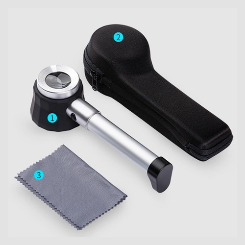 Compatible Lupa De Aumento 45x, Con Iluminación Led,