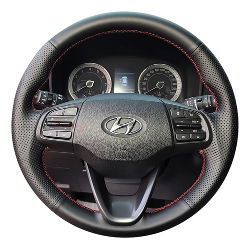 Funda Cubre Volante Hyundai Grand I10 Hb20 2021-2023 Piel