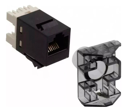 Conector Y Modulo Porta Jack Rj45 Cat5e Autocrimpeable X 2