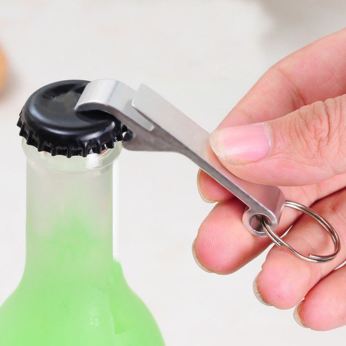 Abridor De Botellas De Cerveza Con Forma De Llavero Con Barr