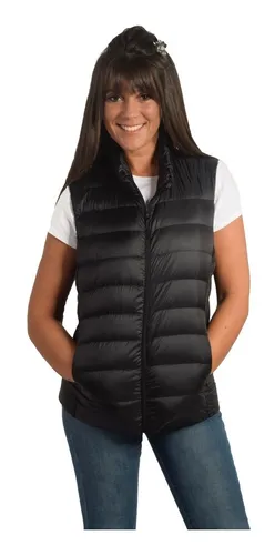 Plumas Chaquetas Sin Mangas Mujer,Gilet Abajo Chaqueta Caliente