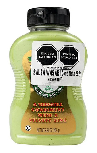 Aderezos: Kikkoman 1 Mayo Sriracha Y 1 Wasabi Sauce