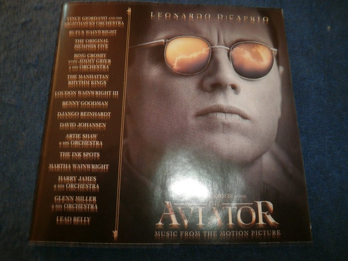 The Aviator Cd Di Caprio Scorsese Difusion Unico Promo 2004