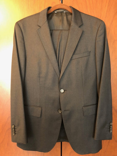 Traje Terno Hugo Boss James4/sharp6 Talla 38 Gris