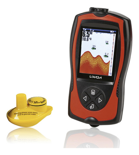 Transductor Fishing Finder Lcd 2 En 1 Recargable De 2.4 PuLG