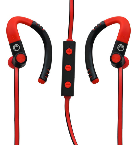 Audífono Deportivo Bluetooth Fiddler Con Manos Libres Rojo