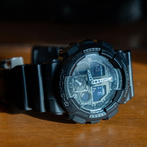 Casio G-shock Ga100 1a1dr - All Black - Frete Grátis