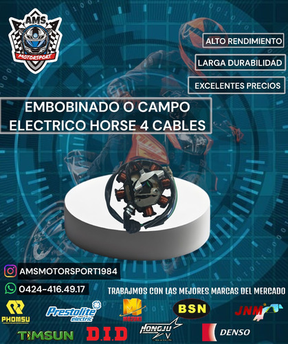 Embobinado O Campo Electrico Horse 5 Cables 