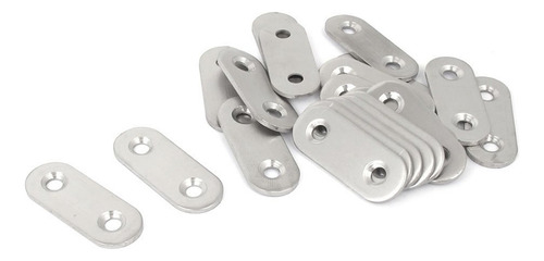 Placas De Fijación Rectas Con Soporte Plano De Acero Inoxida