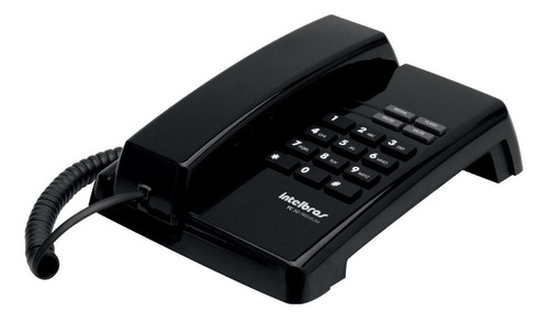 Telefone Com Fio Tc 50 Mesa/parede Premium Preto - Intelbras