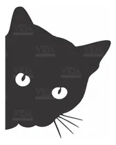 Comprar Calco Vinilo Sticker Gato Negro Auto Tuning Jeep Camioneta
