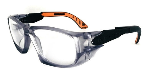 Óculos Univet 5x9 Ideal Para Pratica De Sports Para Por Grau Cor LANRANJA Cor da armação Cinza-claro Cor da lente INCOLRO