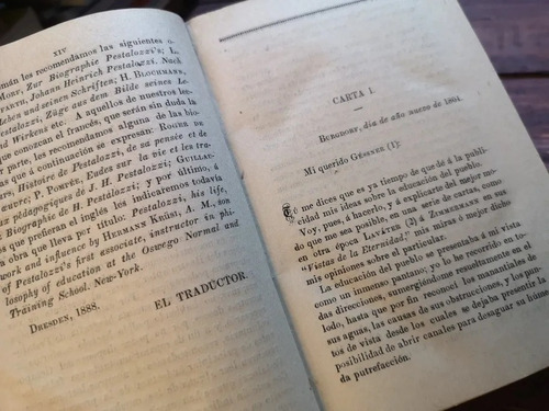 Cómo Gertrudis Enseña A Sus Hijos Pestalozzi Edición De 1889 (Usado)