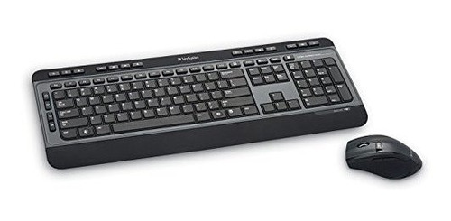 Verbatim Teclado Multimedia Inalámbrico Y Combo De Hx4yt