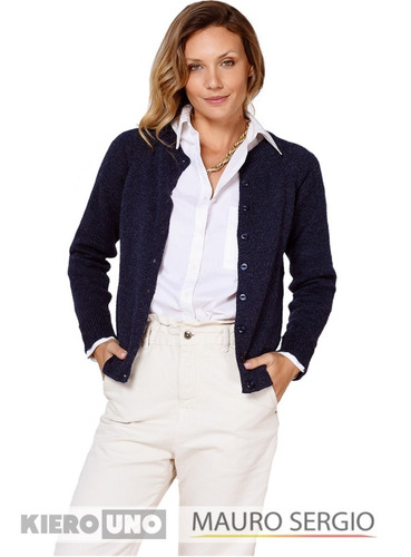 Imagen 2 de 8 de Cárdigan Saco Sweater Campera Con Botones Mauro Sergio 2023