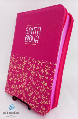 Biblia Reina Valera 1960. Estuche Fucsia.