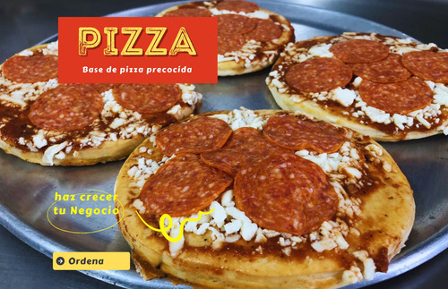 Base De Pan Artesanal De Pizza 15 Cm ( 20 Unidades )