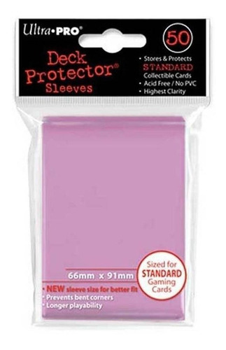 Folio/protector Ultra Pro Standard Rosa X50 Muy Lejano