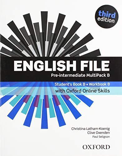 Libro English File Pre Intermediate Students Book Workbook M