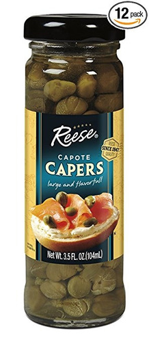 Reese Capote Alcaparras, Tarros De 3.5 Onzas (paquete De 12)