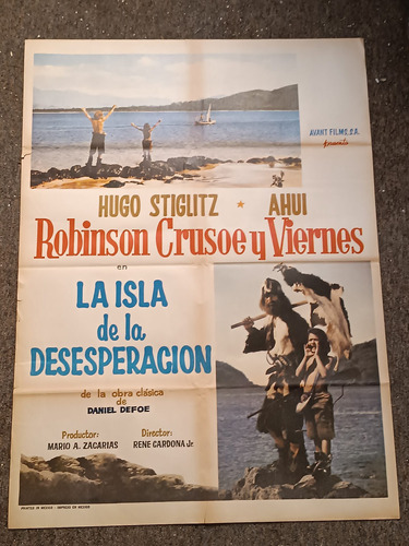 Póster Película La Isla De La Desesperación