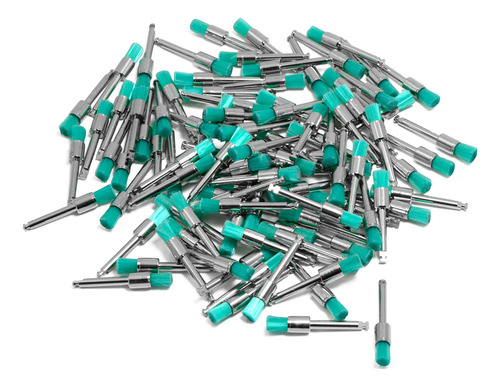 Cepillo Profilactico Dental 100pzs Verde Profilaxis Premium Verde Claro