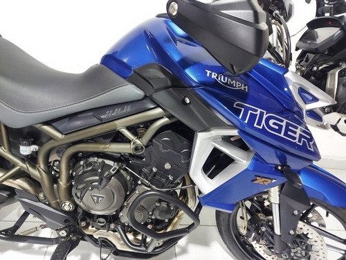 Imagem 5 de 11 de Triumph Tiger 800 Xrt Azul 2020