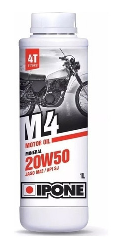 Aceite Lubricante Ipone M4 Mineral 20w50 Siamotos+
